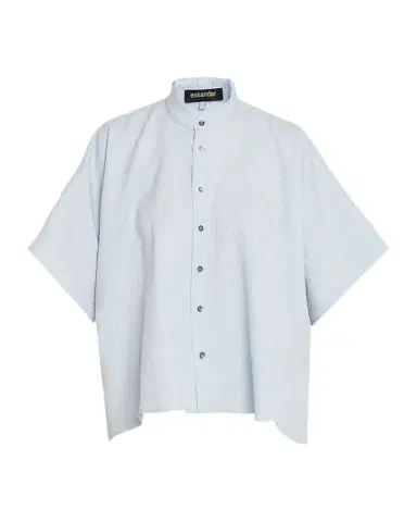 Eskandar A-Line Textured Silk Shirt | Thumbnail 1 Eskandar A-Line Textured Silk Shirt | Thumbnail 1