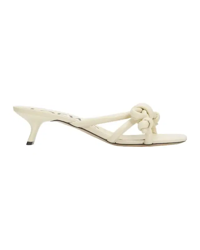 Loewe 45mm Flamenco Leather Knot Sandals