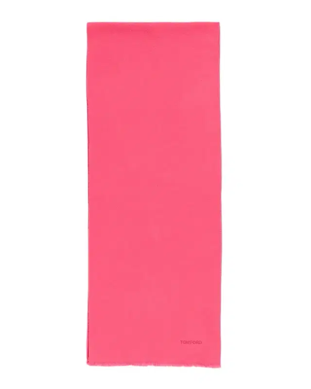 TOM FORD Men 's Cashmere Tonal Logo Scarf