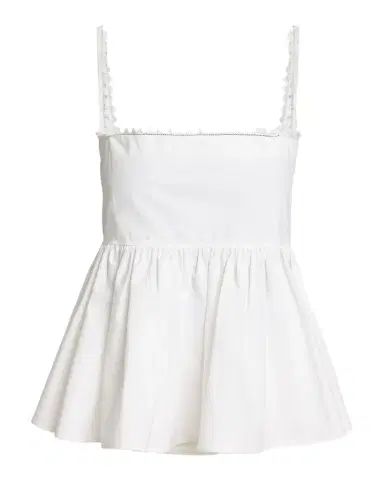 Jacquemus Sharktooth Trim Peplum-Hem Top | Thumbnail 1