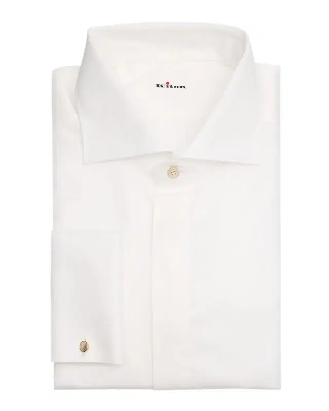 Men 's Cotton French-Cuff Dress Shirt