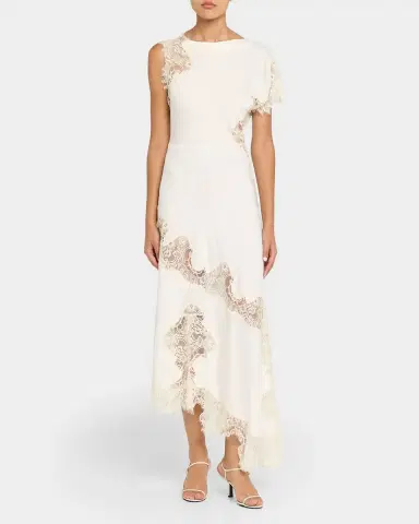 A.L.C. Alessia Satin and Lace Maxi Dress | Thumbnail 2 A.L.C. Alessia Satin and Lace Maxi Dress | Thumbnail 2
