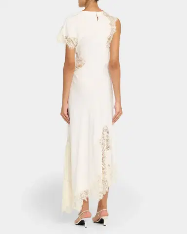 A.L.C. Alessia Satin and Lace Maxi Dress | Thumbnail 3 A.L.C. Alessia Satin and Lace Maxi Dress | Thumbnail 3