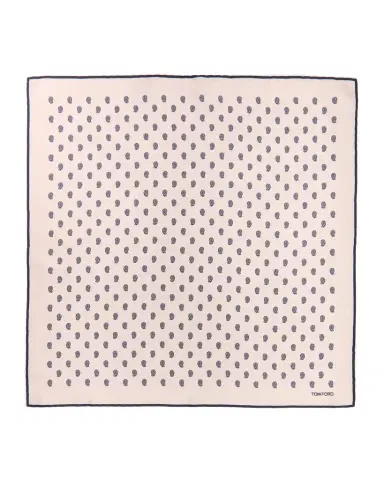 Tom Ford Men's Micro Paisley-Print Silk Pocket Square | Thumbnail 1