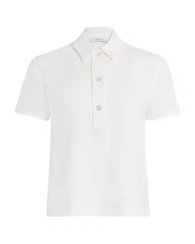 Vince Crepe Short-Sleeve Polo Shirt | Thumbnail 1