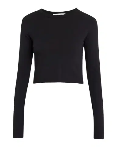 SLVRLAKE Long Sleeve Cropped Baby Tee | Thumbnail 1