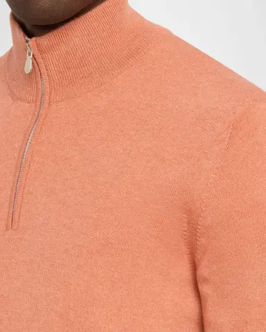 Brunello Cucinelli Men's Cashmere Turtleneck Sweater | Thumbnail 5 Brunello Cucinelli Men's Cashmere Turtleneck Sweater | Thumbnail 5
