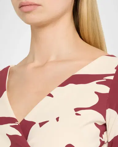 Chiara Boni La Petite Robe Triana Floral-Print Bodycon Ruffle Dress | Thumbnail 5 Chiara Boni La Petite Robe Triana Floral-Print Bodycon Ruffle Dress | Thumbnail 5