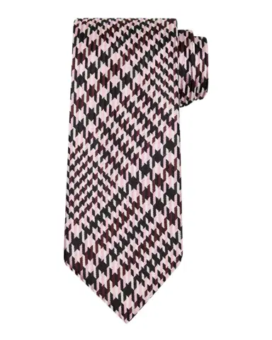 Tom Ford Men's Exploded Prince of Wales Check Silk Tie | Thumbnail 1 Tom Ford Men's Exploded Prince of Wales Check Silk Tie | Thumbnail 1