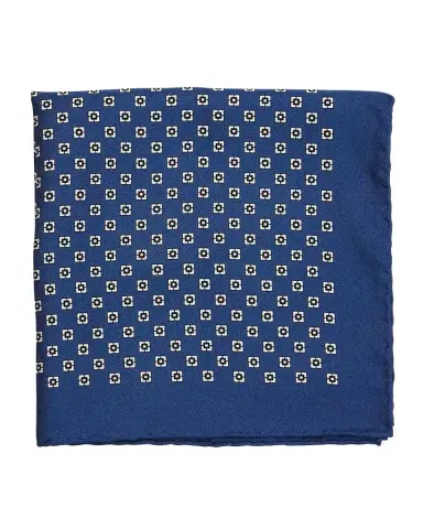 Brunello Cucinelli Men's Geometric Silk Pocket Square | Thumbnail 1