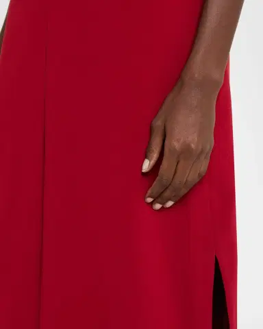 Proenza Schouler Rosina Draped Double-Crepe Dress | Thumbnail 5 Proenza Schouler Rosina Draped Double-Crepe Dress | Thumbnail 5