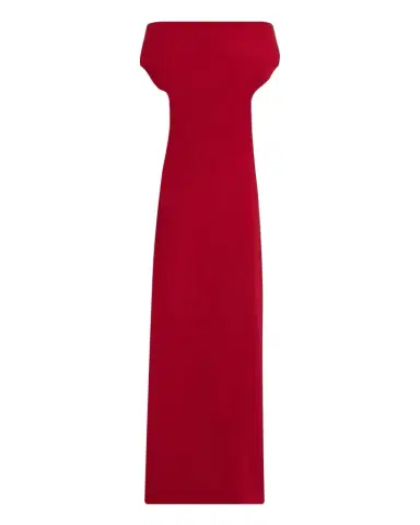Proenza Schouler Rosina Draped Double-Crepe Dress | Thumbnail 1 Proenza Schouler Rosina Draped Double-Crepe Dress | Thumbnail 1