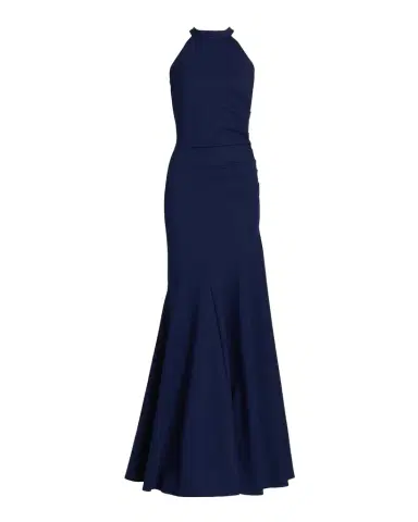 Chiara Boni La Petite Robe Janis Sleeveless Halter Gown | Thumbnail 1 Chiara Boni La Petite Robe Janis Sleeveless Halter Gown | Thumbnail 1