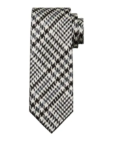 Tom Ford Men's Exploded Prince of Wales Check Silk Tie | Thumbnail 1