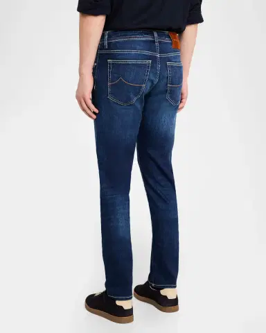 Jacob Cohen Men's Slim Fit Bard Medium-Wash Skinny Jeans | Thumbnail 3 Jacob Cohen Men's Slim Fit Bard Medium-Wash Skinny Jeans | Thumbnail 3
