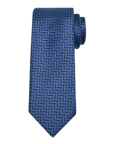 Tom Ford Men's Diagonal Chevron Silk Tie | Thumbnail 1