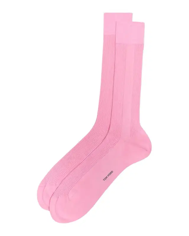 TOM FORD Men 's Ribbed Cotton Crew Socks