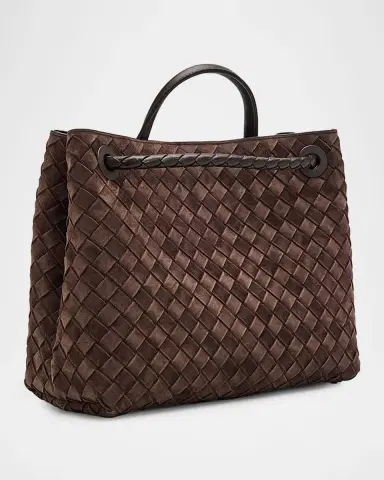 Bottega Veneta Andiamo Medium Top-Handle Bag in Suede | Thumbnail 3 Bottega Veneta Andiamo Medium Top-Handle Bag in Suede | Thumbnail 3