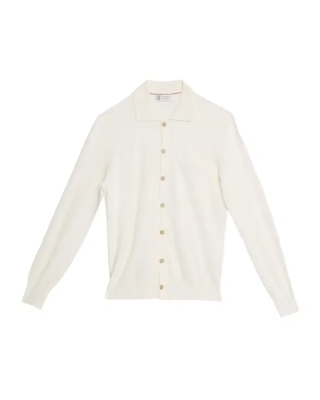 Brunello Cucinelli Men 's Cotton Ribbed Cardigan
