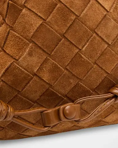 Bottega Veneta Suede Drawstring Pouch Clutch Bag | Thumbnail 6 Bottega Veneta Suede Drawstring Pouch Clutch Bag | Thumbnail 6