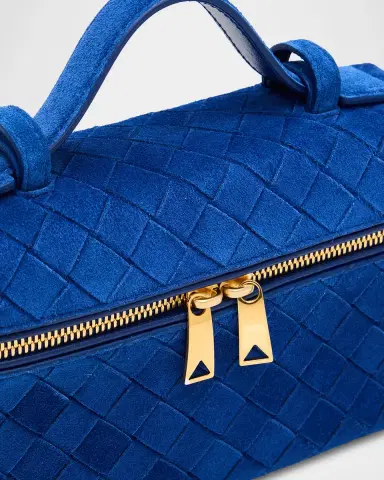 Bottega Veneta Bang Bang Vanity Intrecciato Suede Top-Handle Bag | Thumbnail 5 Bottega Veneta Bang Bang Vanity Intrecciato Suede Top-Handle Bag | Thumbnail 5