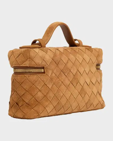 Bottega Veneta Bang Bang Vanity Intrecciato Suede Top-Handle Bag | Thumbnail 7 Bottega Veneta Bang Bang Vanity Intrecciato Suede Top-Handle Bag | Thumbnail 7