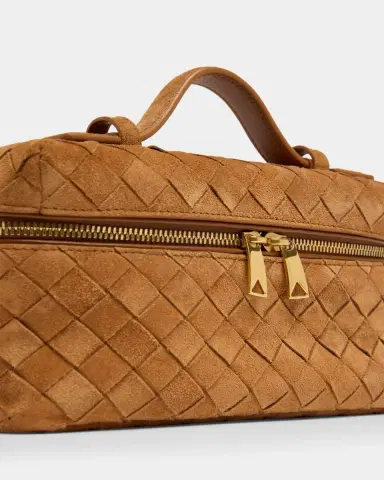 Bottega Veneta Bang Bang Vanity Intrecciato Suede Top-Handle Bag | Thumbnail 10 Bottega Veneta Bang Bang Vanity Intrecciato Suede Top-Handle Bag | Thumbnail 10