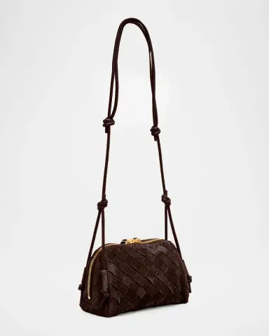Bottega Veneta Concert Pouch Intrecciato Suede Crossbody Bag | Thumbnail 2 Bottega Veneta Concert Pouch Intrecciato Suede Crossbody Bag | Thumbnail 2