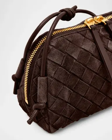 Bottega Veneta Concert Pouch Intrecciato Suede Crossbody Bag | Thumbnail 5 Bottega Veneta Concert Pouch Intrecciato Suede Crossbody Bag | Thumbnail 5