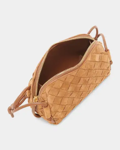 Bottega Veneta Concert Pouch Intrecciato Suede Crossbody Bag | Thumbnail 8 Bottega Veneta Concert Pouch Intrecciato Suede Crossbody Bag | Thumbnail 8