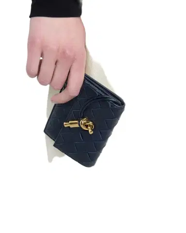 Bottega Veneta Andiamo Intrecciato Leather Zipped Card Case | Thumbnail 1