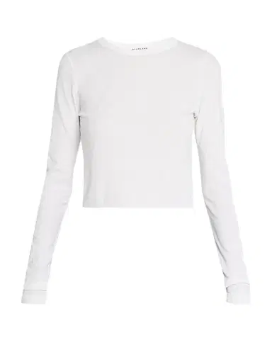 SLVRLAKE Long Sleeve Cropped Baby Tee | Thumbnail 1