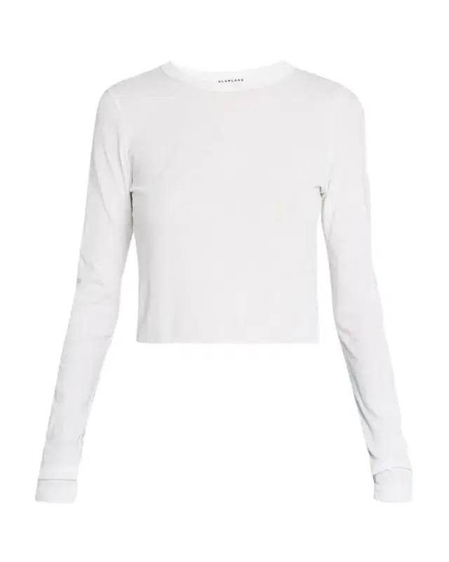 SLVRLAKE Long Sleeve Cropped Baby Tee