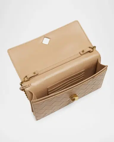 Bottega Veneta Andiamo Leather Chain Pouch Bag | Thumbnail 3 Bottega Veneta Andiamo Leather Chain Pouch Bag | Thumbnail 3