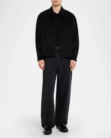 Frame Men's Double-Face Wool Overshirt | Thumbnail 2