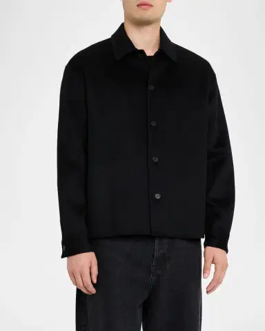 Frame Men's Double-Face Wool Overshirt | Thumbnail 4