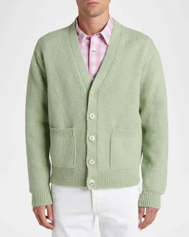 Tom Ford Men's Wool-Blend Knit Cardigan | Thumbnail 4 Tom Ford Men's Wool-Blend Knit Cardigan | Thumbnail 4