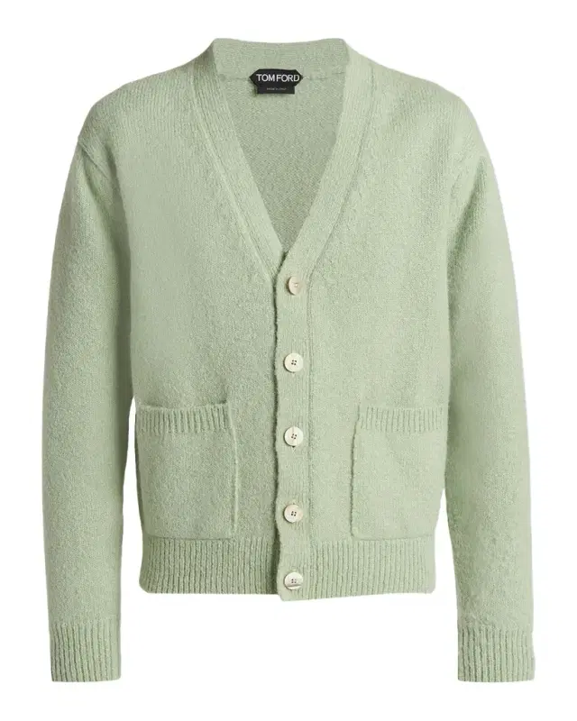TOM FORD Men 's Wool-Blend Knit Cardigan