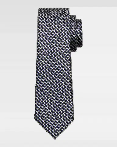 Tom Ford Men's Tricolor Woven Silk Tie | Thumbnail 2 Tom Ford Men's Tricolor Woven Silk Tie | Thumbnail 2