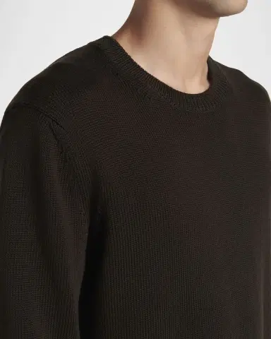 Tom Ford Men's Cotton and Silk Knit Crewneck Sweater | Thumbnail 5
