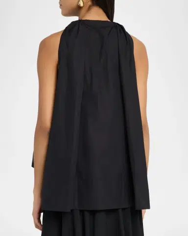 Co Sleeveless Gathered Tunic Shirt | Thumbnail 3