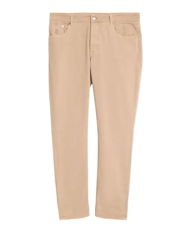 Brunello Cucinelli Men 's Garment-Dyed Cotton Five-Pocket Pants