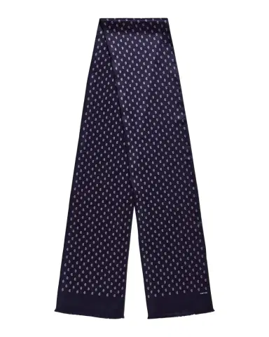 Tom Ford Men's Micro Paisley-Print Mulberry Silk Scarf | Thumbnail 1 Tom Ford Men's Micro Paisley-Print Mulberry Silk Scarf | Thumbnail 1