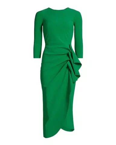 Chiara Boni La Petite Robe Wang Draped High-Low Midi Sheath Dress | Thumbnail 1