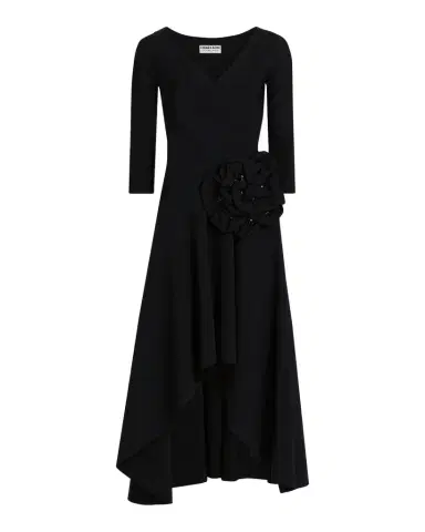 Chiara Boni La Petite Robe Rahim Sequin Rosette High-Low Midi Dress | Thumbnail 1