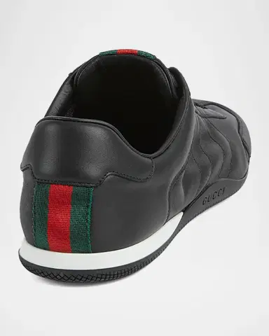 Gucci Men's Shift Leather Low-Top Sneakers | Thumbnail 2 Gucci Men's Shift Leather Low-Top Sneakers | Thumbnail 2