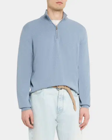 Brunello Cucinelli Men's Cashmere Turtleneck Sweater | Thumbnail 4 Brunello Cucinelli Men's Cashmere Turtleneck Sweater | Thumbnail 4