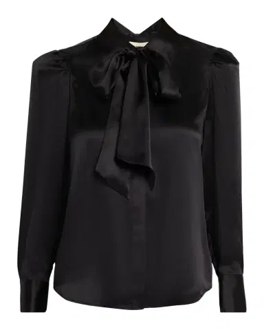L'Agence Honey Tie-Neck Silk Blouse | Thumbnail 1 L'Agence Honey Tie-Neck Silk Blouse | Thumbnail 1