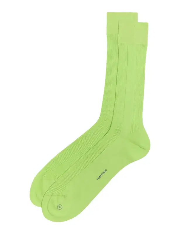 TOM FORD Men 's Ribbed Cotton Crew Socks