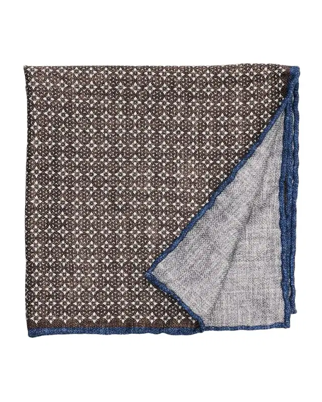 Men 's Double-Face Silk Pocket Square